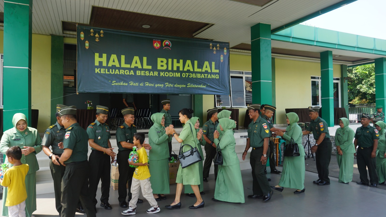Kodim 0736/Batang Gelar Halal Bihalal, Pererat Silaturahmi di Momen Lebaran