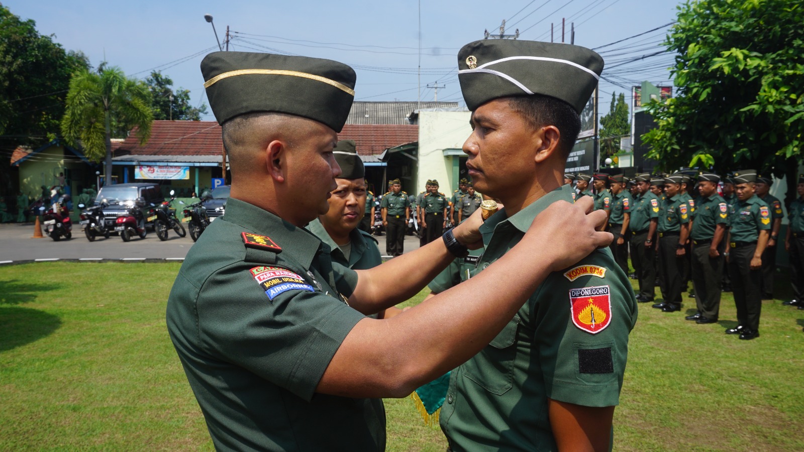 Dandim 0736/Batang Pimpin Langsung Korps Raport Kenaikan Pangkat Anggota