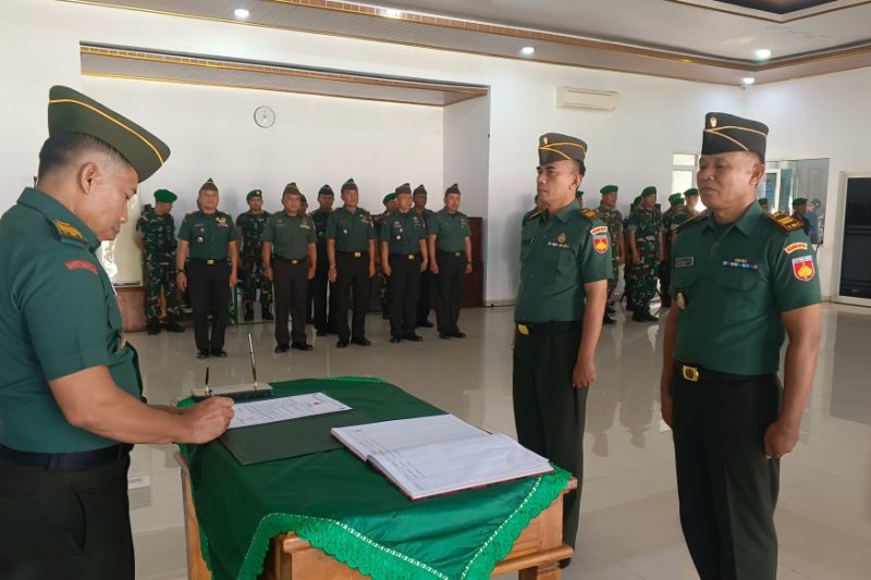 Korps Raport Serah Terima Jabatan dan Pindah Satuan Perwira Kodim 0736/Batang