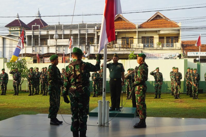 Kodim Batang Gelar Upacara Awal Bulan Agustus 2025