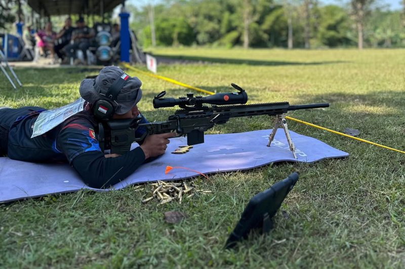 Anggota Kodim 0736/Batang Turut Harumkan Nama Batang di Kanca Lomba Menembak Pra Porprov XVII/2025