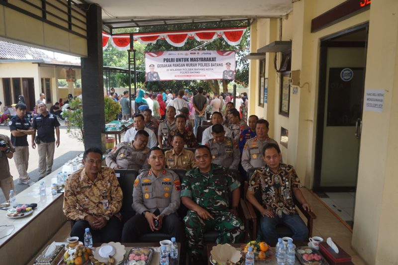 Dandim Batang Hadiri Launching Gerakan Pangan Murah Polri