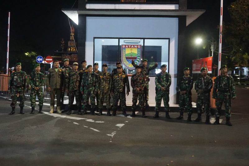 Kodim 0736/Batang Bersama Unsur Terkait Gelar Patroli Mandiri Jaga Kamtibmas