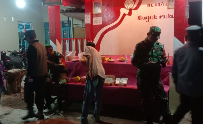 Babinsa Ajak Masyarakat Aktifkan Kembali Sistem Keamanan Lingkungan