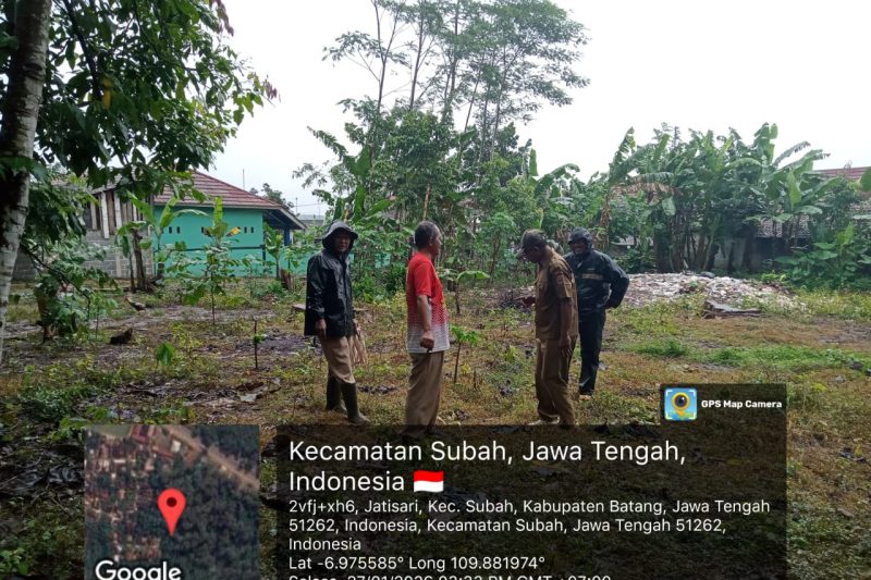 Peninjauan lahan Perhutani dalam rangka penyediaan lokasi KDKMP di Wilayah Kec.Subah Kab.Batang