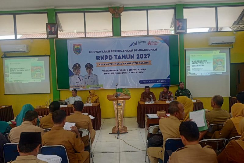 Danramil 12/Tulis menghadiri kegiatan musrenbang RKPD yang di laksanakan di Aula Kecamatan Tulis Kab.Batang