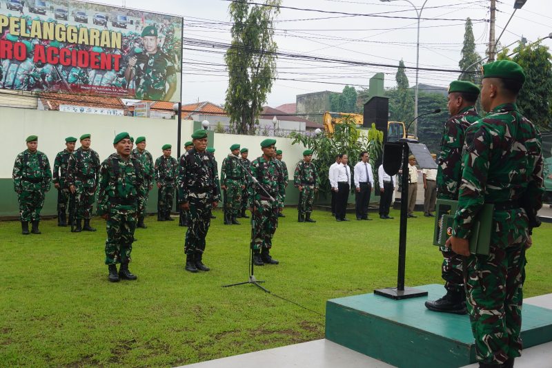 Kodim 0736/Batang Gelar Upacara Bendera Awal Bulan Maret 2026