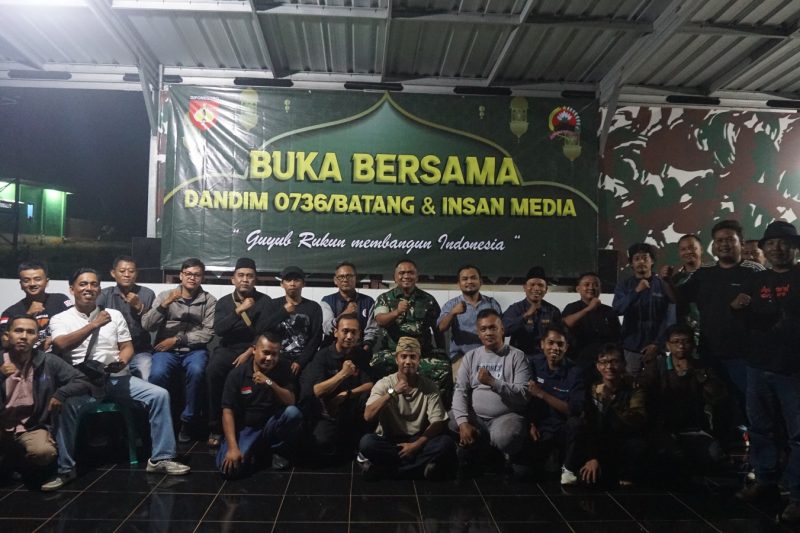 Buka Puasa Bersama Dandim Batang dan Insan Media, Pererat Sinergi dan Saling Menguatkan
