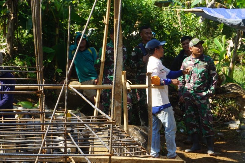 TNI Pastikan Pembangunan Jembatan Perintis Garuda Sesuai Spesiifikasi