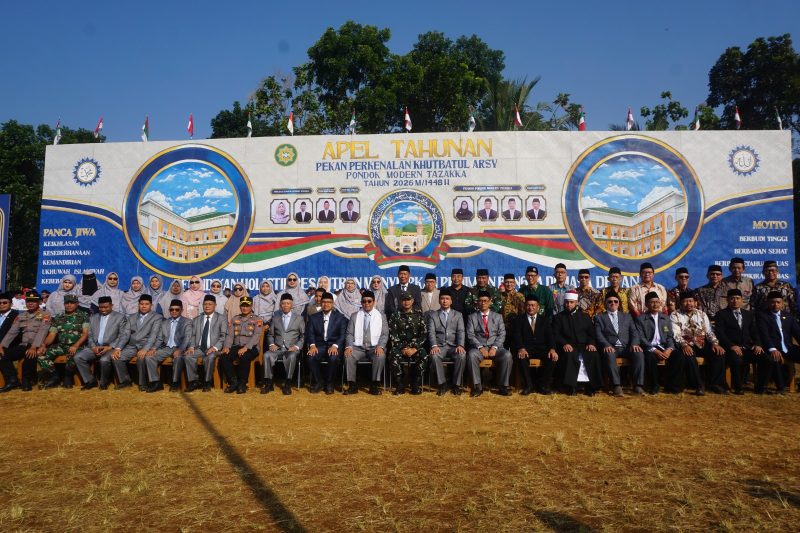 Dandim Hadiri Apel Tahunan Pekan Perkenalan Kutbatul Arsy Pondok Pesantren Modern Tazaka